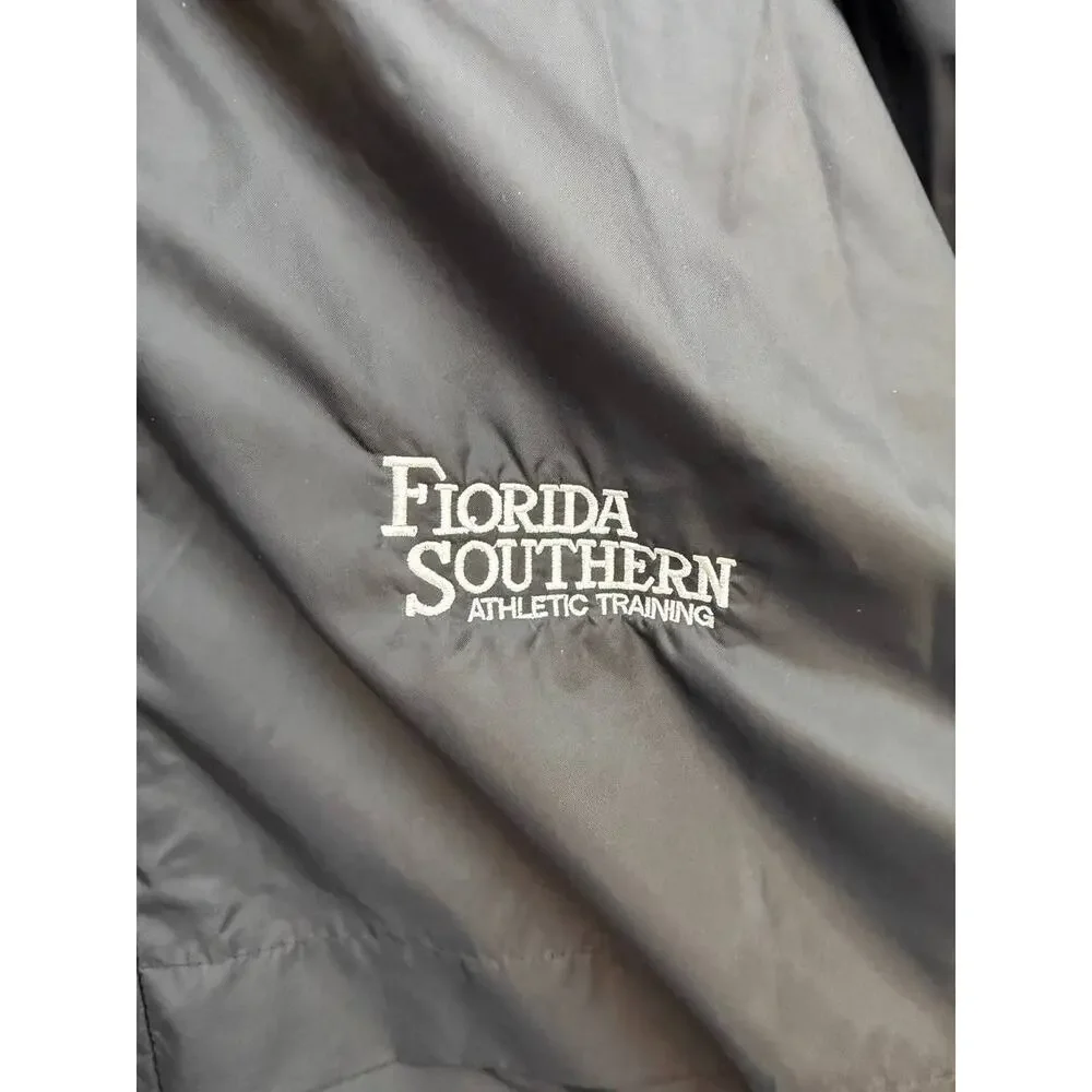 Tri-Mountain Florida Southern Athletic Training Men's L Black Windbreaker Jacket